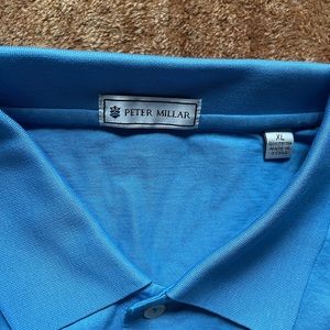 Peter millar XL golf polo “cypress point” logo on left chest.